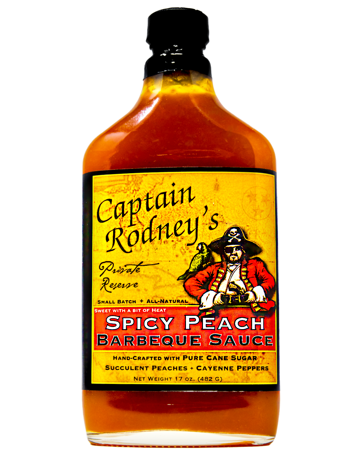 ShoreGun 86ML 5ピース Captain Rodney's Spicy Peach Barbecue Glaze – HowToBBQRight