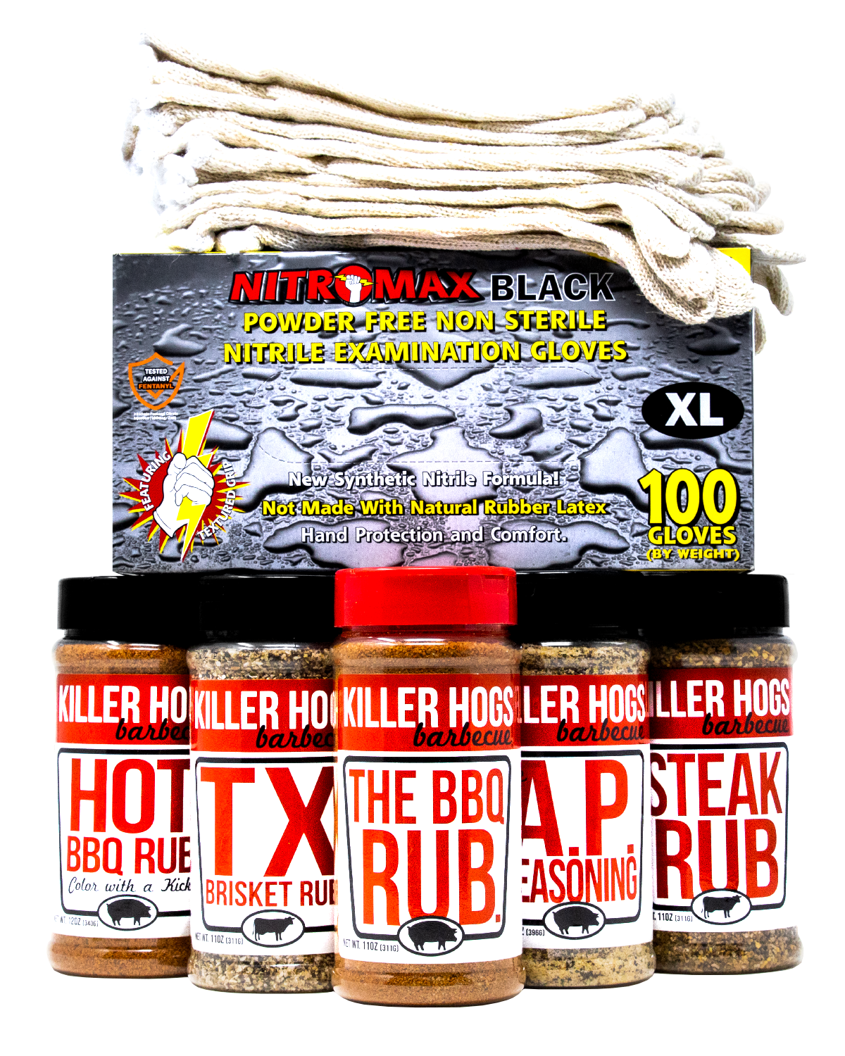 Killer Hogs Rub & Glove Bundle