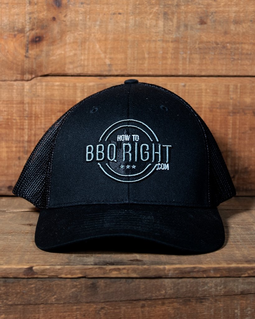 HowToBBQRight Black Hat - Flex Fit - HowToBBQRight