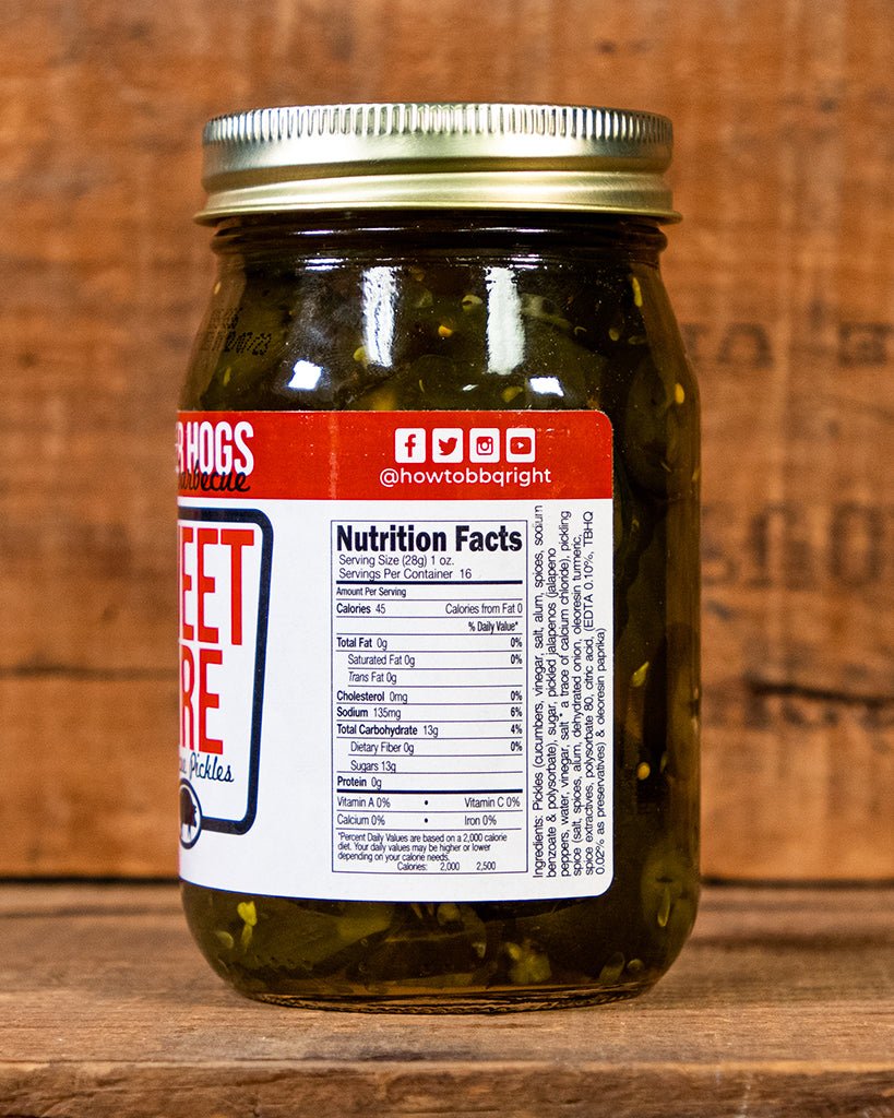 
                  
                    Killer Hogs Sweet Fire Pickles *SPICY* - HowToBBQRight
                  
                