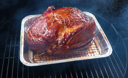 Raspberry Chipotle Glazed Smoked Ham