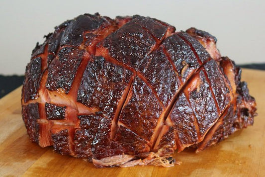 Apricot & Apple Glazed Ham - HowToBBQRight