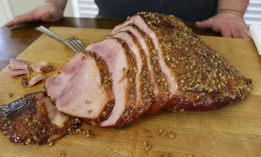 Bourbon Praline Smoked Ham - HowToBBQRight