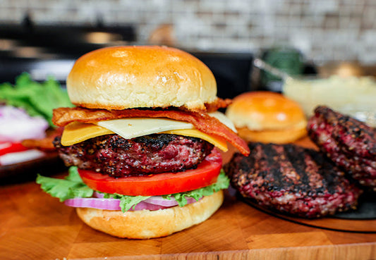 Smoked Brisket Bacon Burgers