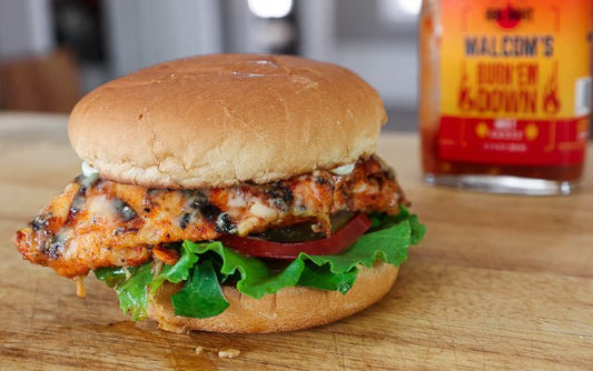 Burn 'em Down Chicken Sandwich - HowToBBQRight