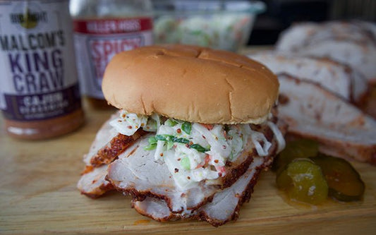 Cajun Pork Loin Sandwich - HowToBBQRight