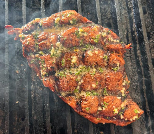 Garlic and Herb Bison Ribeye - HowToBBQRight