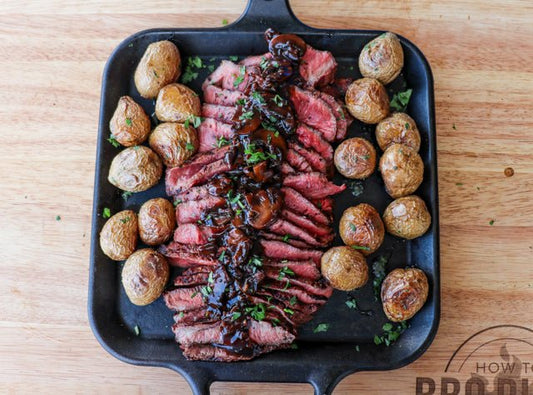 Guinness Flat Iron Steak Recipe - HowToBBQRight