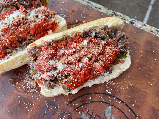 Pizza Cheesesteak Sandwich - HowToBBQRight