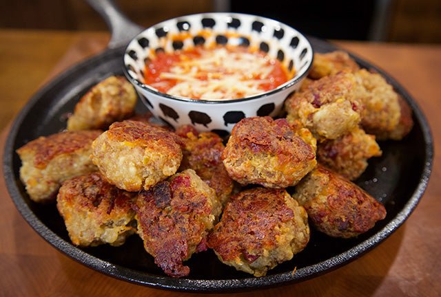 Pizza Sausage Balls - HowToBBQRight