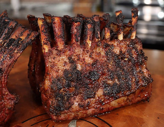 Rack of Lamb with a Pepper Jelly Glaze - HowToBBQRight