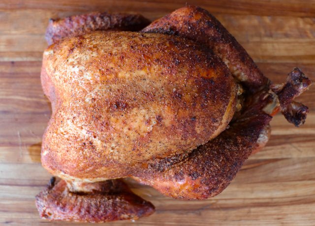 Sausage and Herb Stuffed Smoked Turkey - HowToBBQRight
