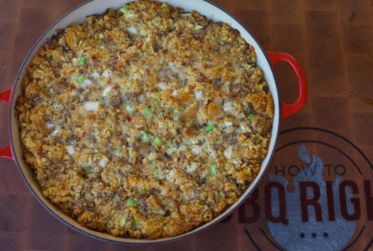 Sausage Sage Dressing - HowToBBQRight