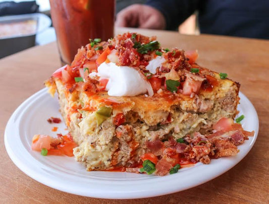 Smoked Breakfast Casserole - HowToBBQRight