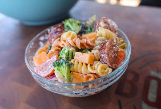 Spicy BBQ Pasta Salad - HowToBBQRight