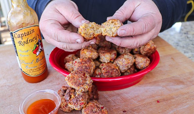 Spicy Sausage & Cheese Balls - HowToBBQRight