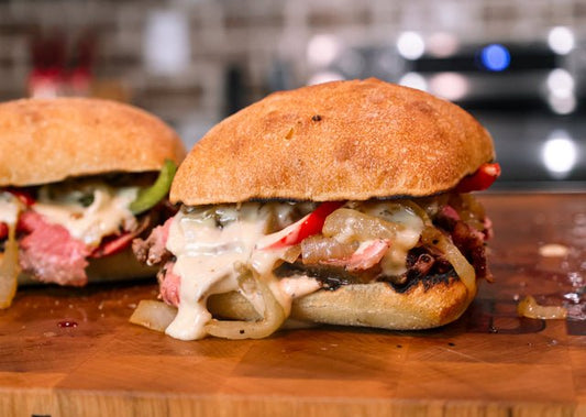Tailgate Strip Steak Sandwich - HowToBBQRight