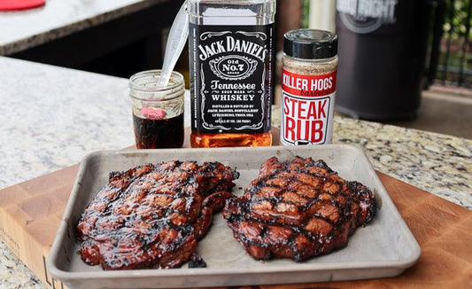 Whiskey Glazed Ribeye - HowToBBQRight