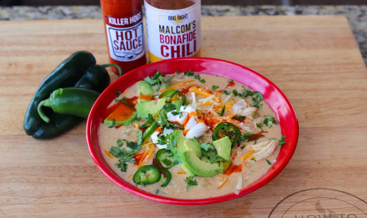 White Chicken Chili Recipe - HowToBBQRight
