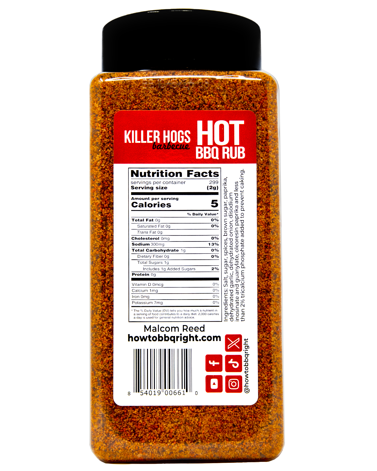 Killer Hogs Hot BBQ Rub