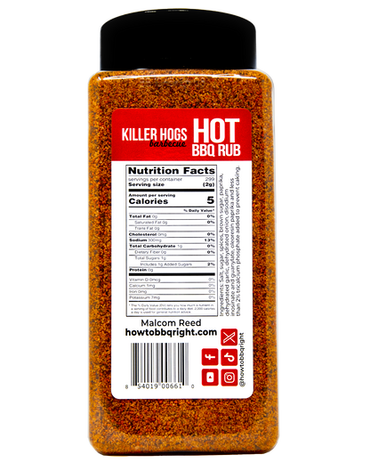 Killer Hogs Hot BBQ Rub