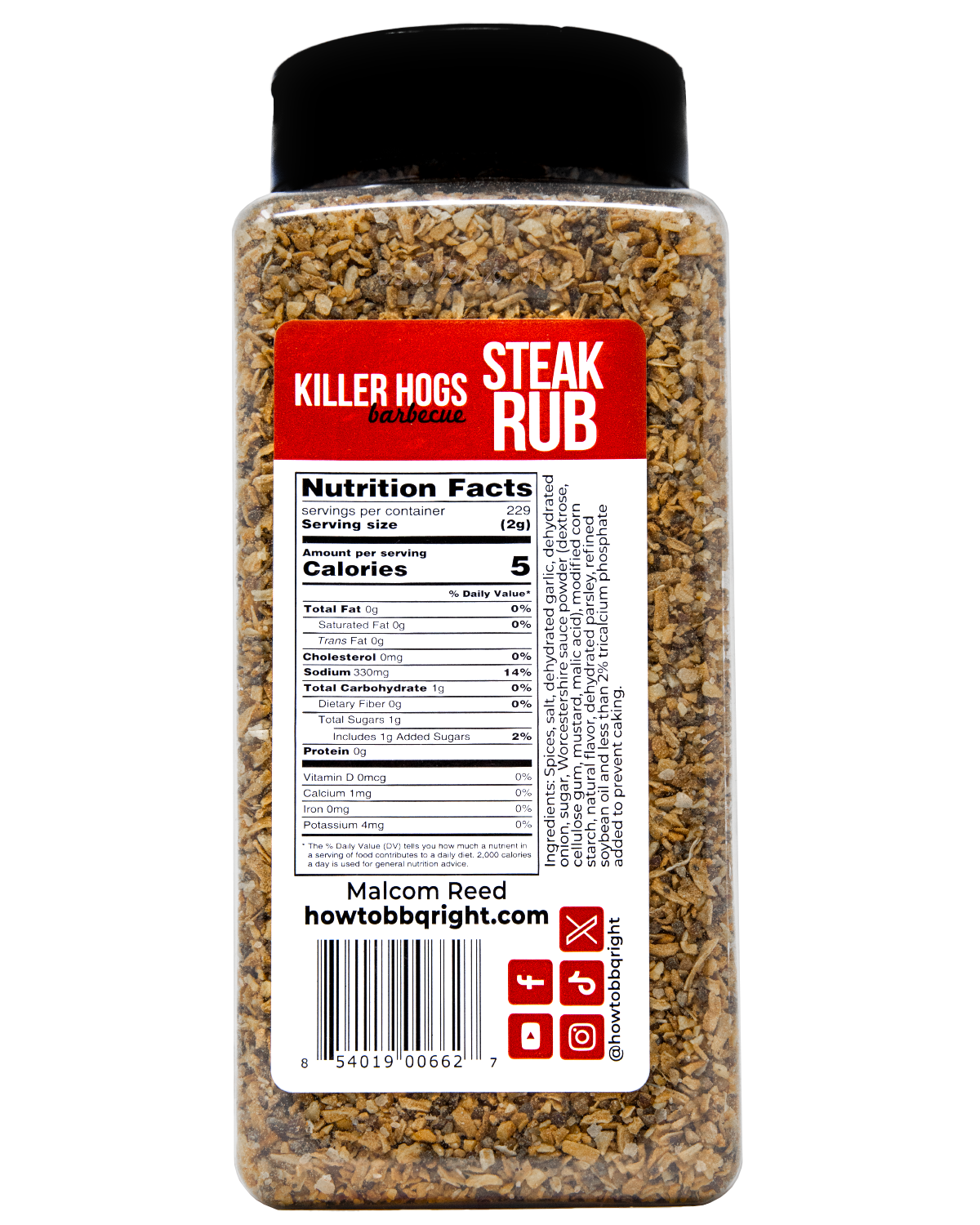 Killer Hogs Steak Rub