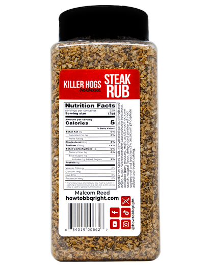 Killer Hogs Steak Rub