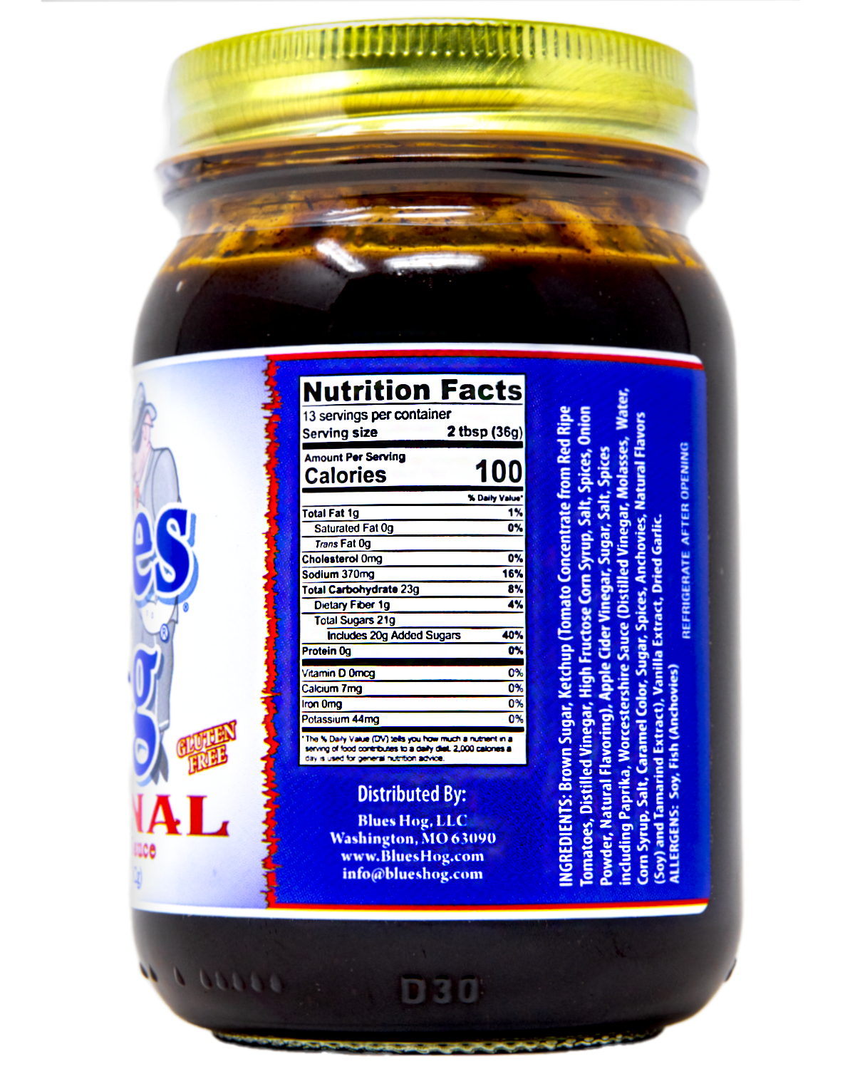Blues Hog Original - Pint Jar