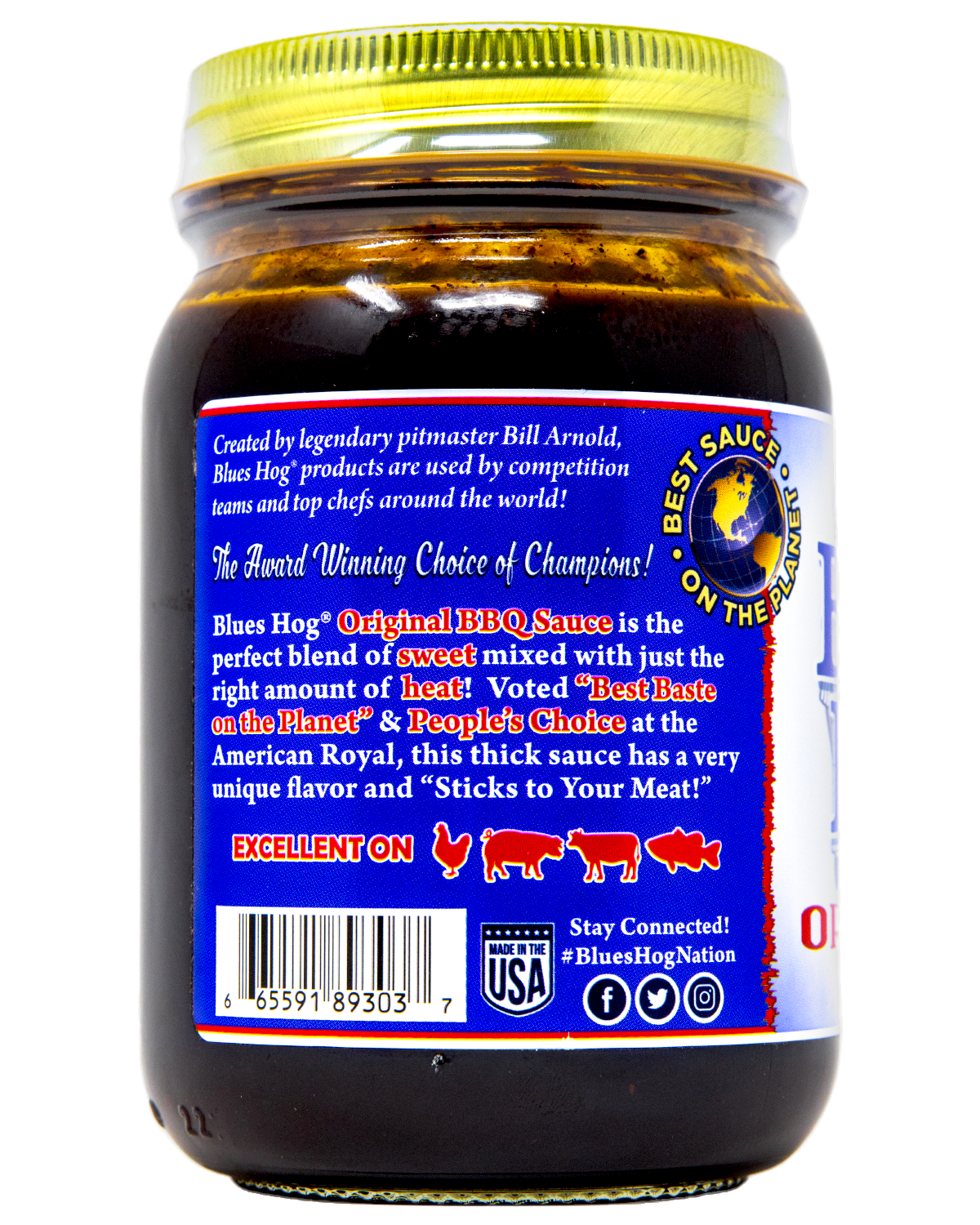 Blues Hog Original - Pint Jar