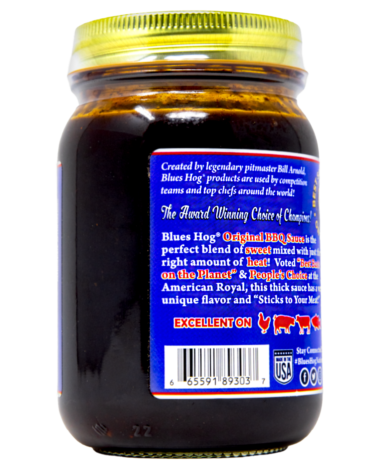 Blues Hog Original - Pint Jar