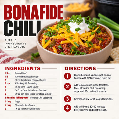 Malcom's Bonafide Chili Seasoning