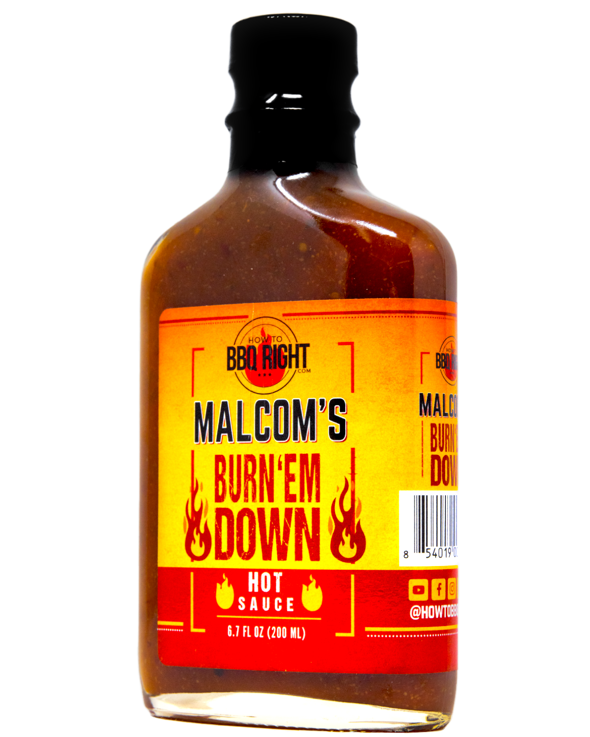 Malcom's Burn 'Em Down Hot Sauce