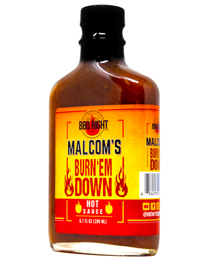 Malcom's Burn 'Em Down Hot Sauce