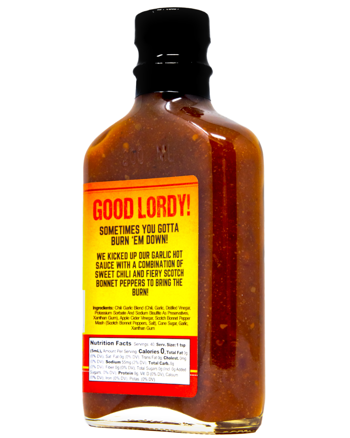 Malcom's Burn 'Em Down Hot Sauce