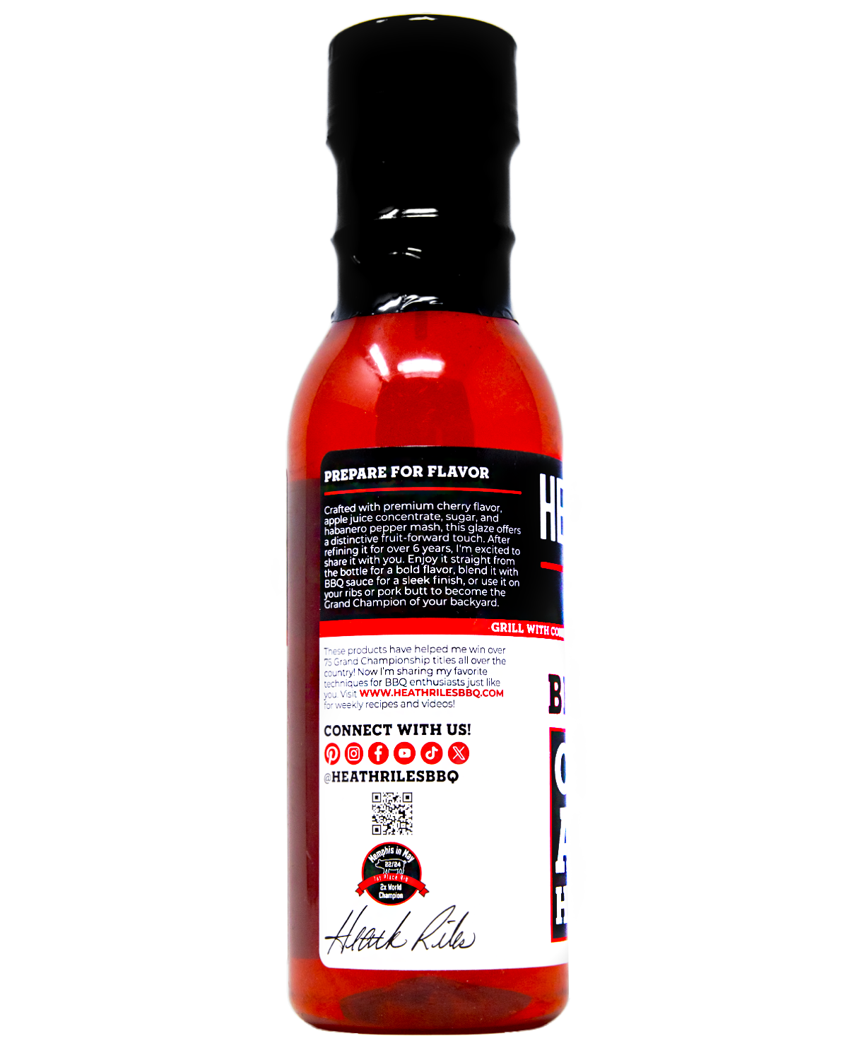 Heath Riles Cherry Apple Habanero Glaze
