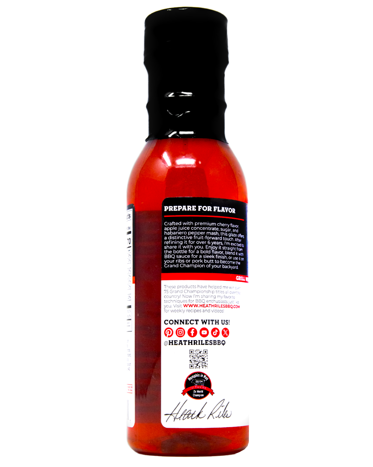 Heath Riles Cherry Apple Habanero Glaze