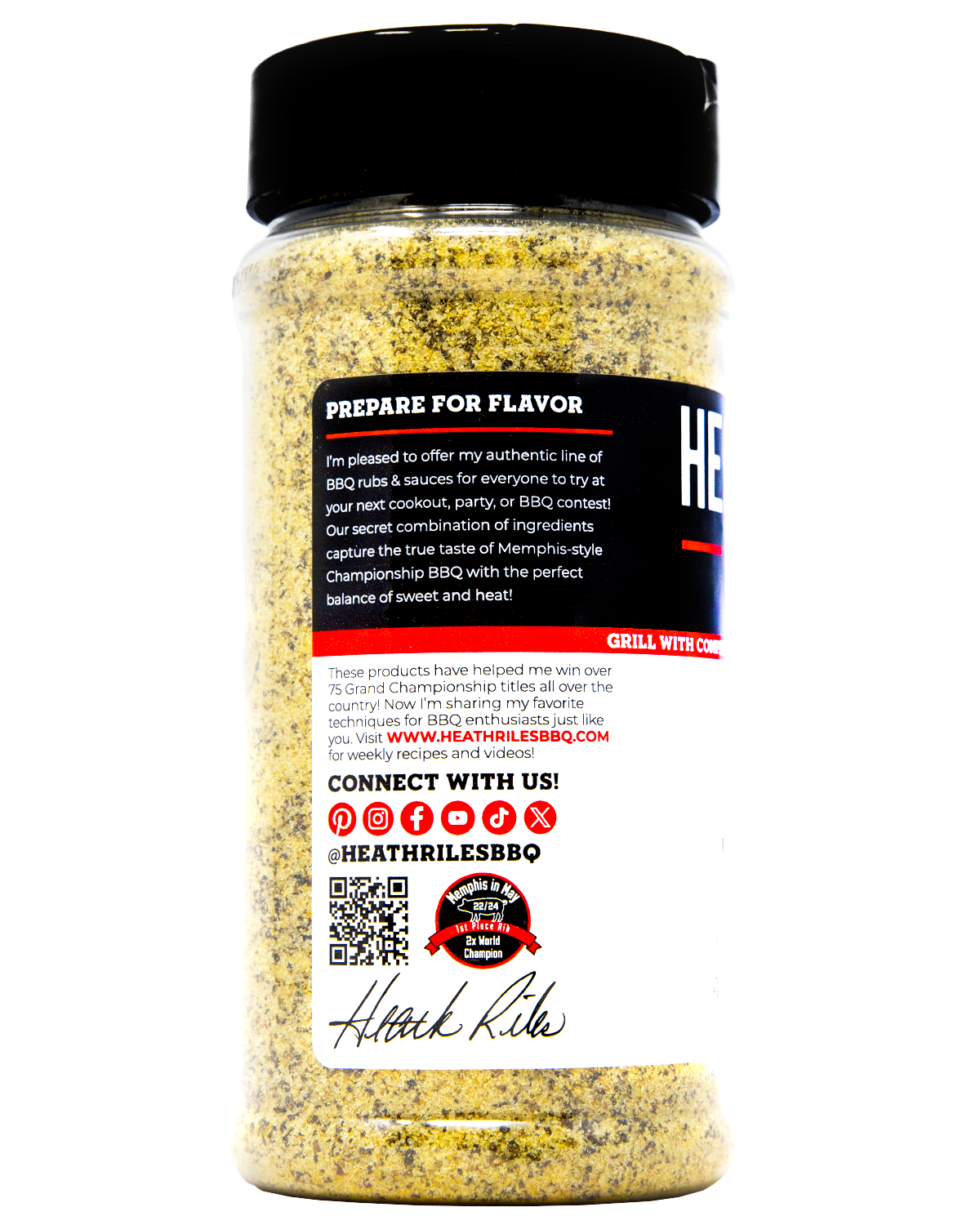 Heath Riles BBQ Garlic Jalapeño Rub
