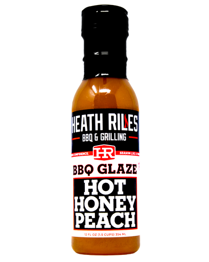 Heath Riles Hot Honey Peach BBQ Glaze