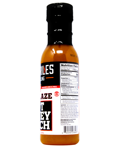 Heath Riles Hot Honey Peach BBQ Glaze