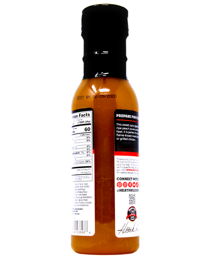 Heath Riles Hot Honey Peach BBQ Glaze