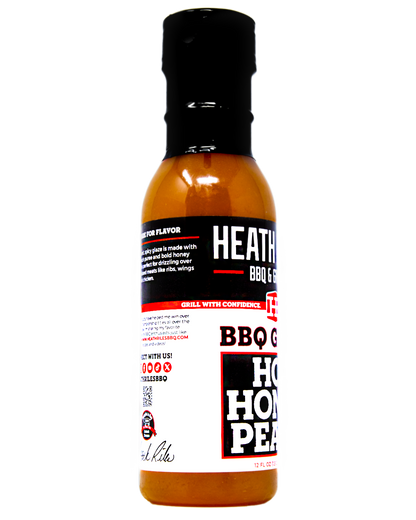 Heath Riles Hot Honey Peach BBQ Glaze