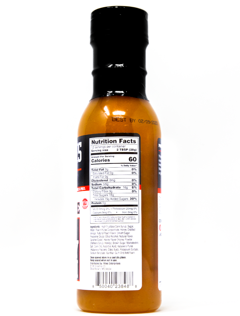 
                  
                    Heath Riles Hot Honey Peach BBQ Glaze
                  
                