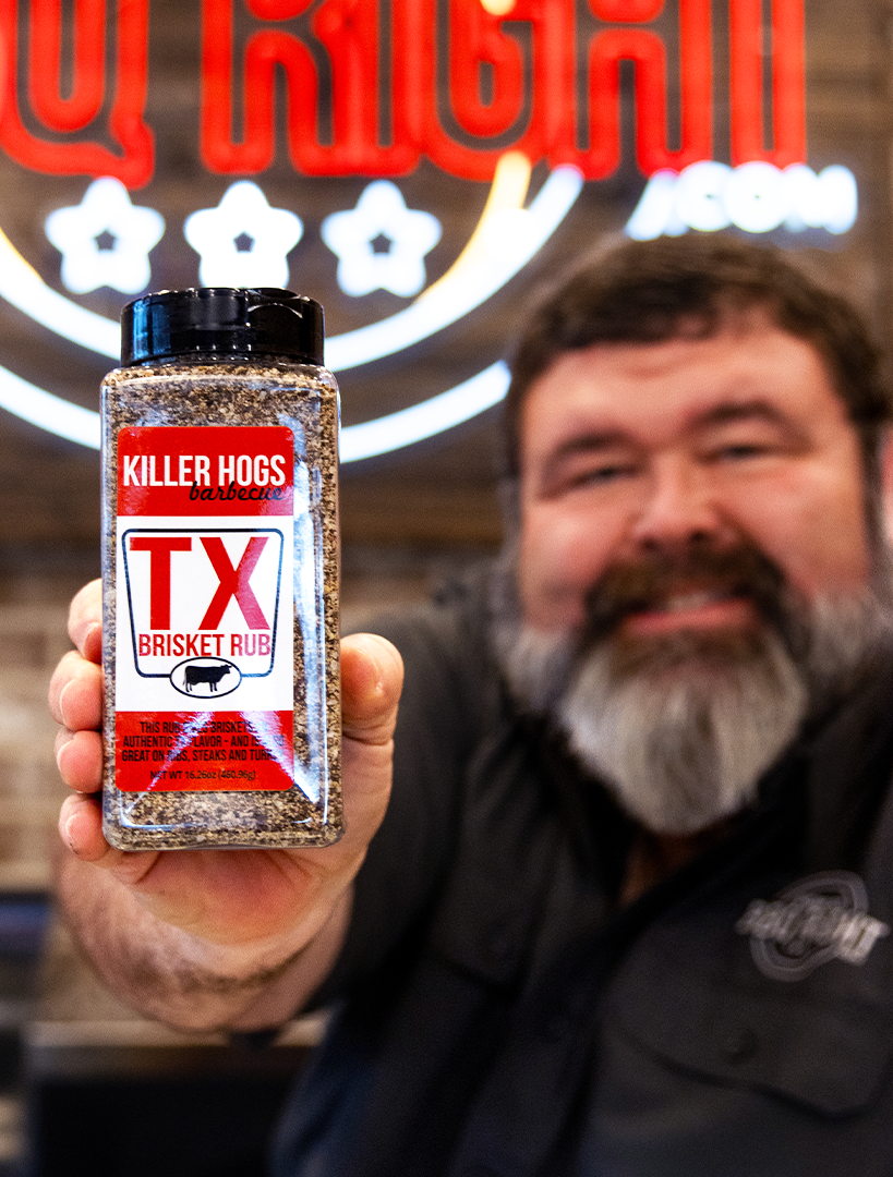 *NEW SIZE* Killer Hogs TX Brisket Rub 28oz Shaker