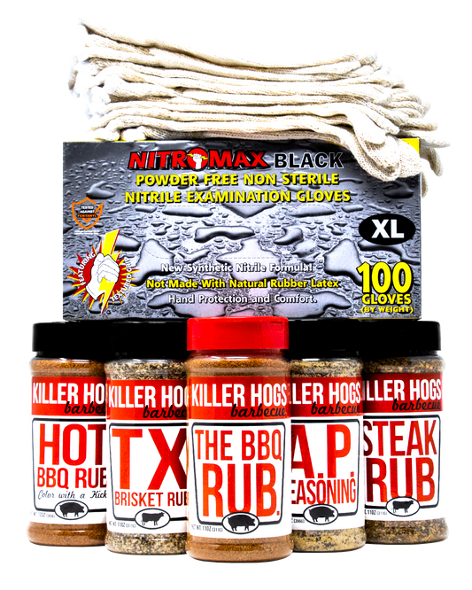 Killer Hogs Rub & Glove Bundle