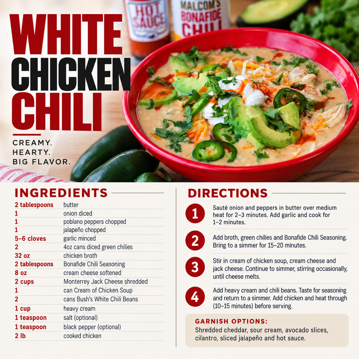 Malcom's Bonafide Chili Seasoning