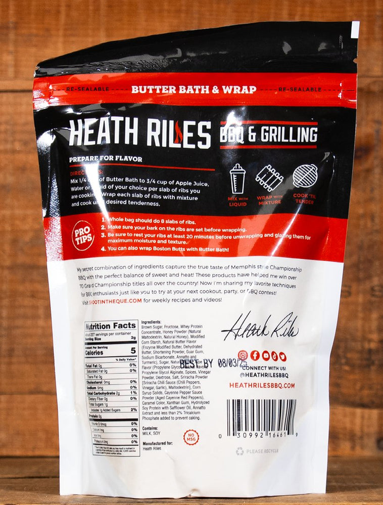 
                  
                    Heath Riles BBQ Butter Bath - HowToBBQRight
                  
                