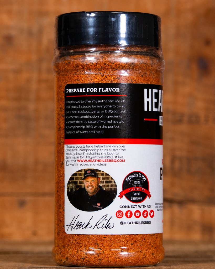 
                  
                    Heath Riles BBQ Peach Rub - HowToBBQRight
                  
                