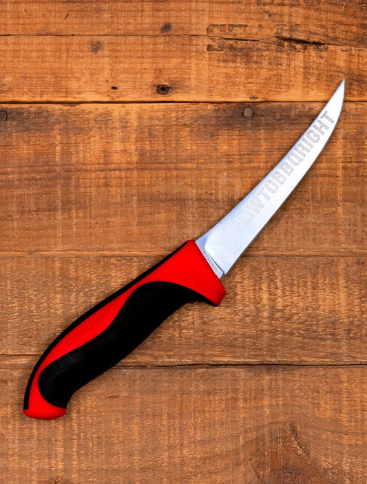 HowToBBQRight 5 Inch Flexible Curved Boning Knife - HowToBBQRight