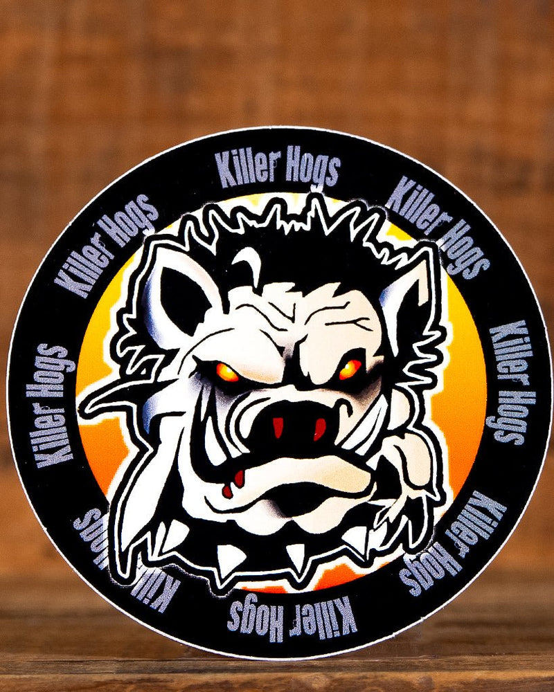 HowToBBQRight Vintage Killer Hogs Logo Sticker - HowToBBQRight