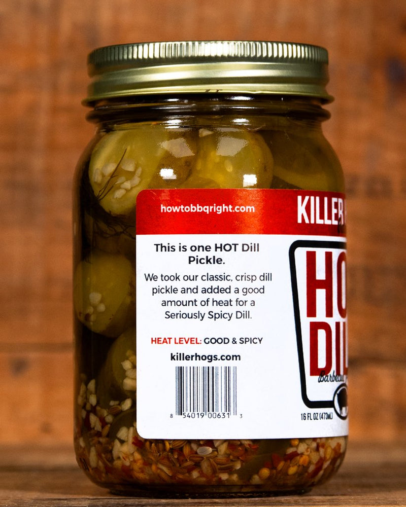 
                  
                    Killer Hogs Hot Dill Pickles - HowToBBQRight
                  
                
